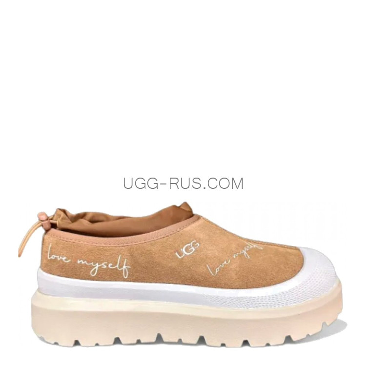 UGG Mens Tasman Hybrid Love Myself White