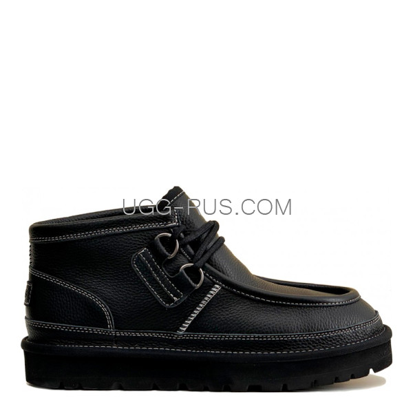 Mens Hayden Moc Chukka Leather Black