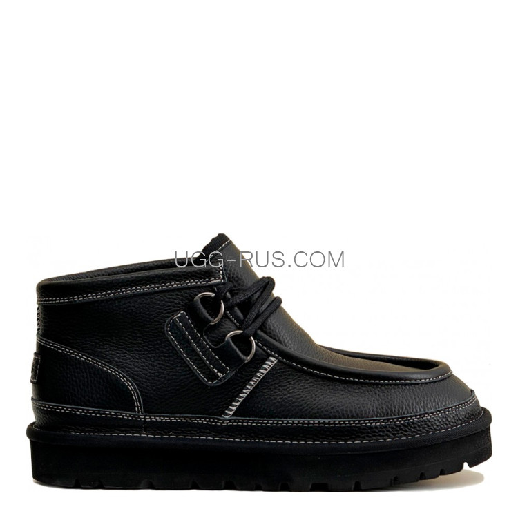 UGG Mens Hayden Moc Chukka Leather Black