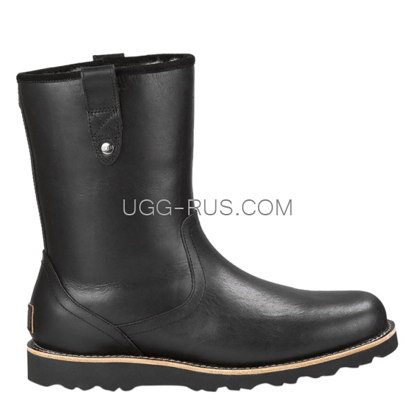 Men's Stoneman Short Leather Black